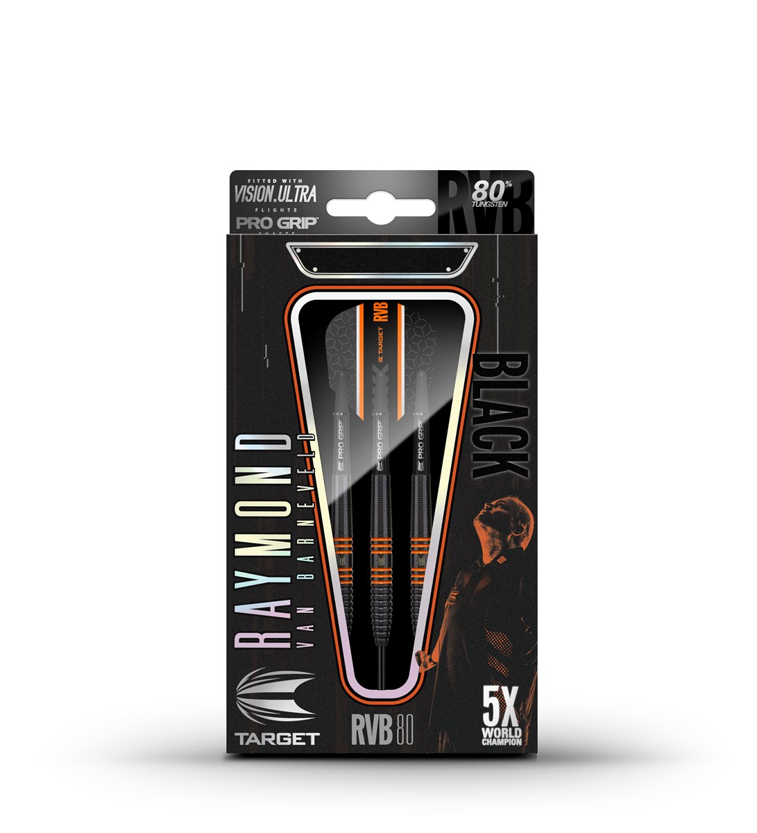 Target Darts Raymond Van Barneveld 80% Black Tungsten 24 grams